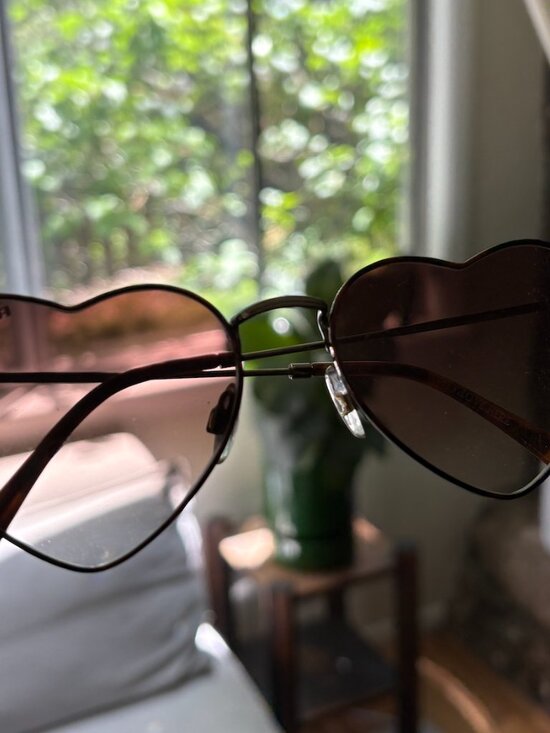 Foster Grant Only Love Here heart sunglasses
